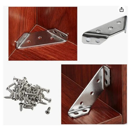 Conector De Canto De Aço Inoxidável Para Móveis Universais 1 - Imagem 5