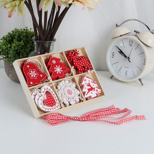 24 Peças De Linda Decoração De Enfeite De Natal Pendurada Em - Imagem 7
