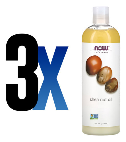 Óleo De Noz De Karité Now Foods 473 Ml Importado 3un - Imagem 2