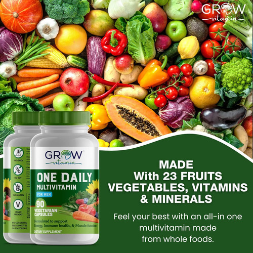 Um Multivitamínico Diário Para Homens - Com Vitaminas E Mine - Imagem 4