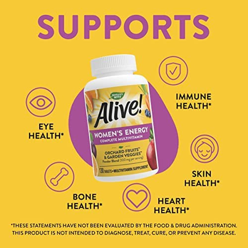 Nature's Way Alive! Multivitamínico Energy Para Mulheres, Au - Imagem 3