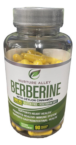 Nurture Alley Berberine Complex - Berberine Hcl 1200mg Plus