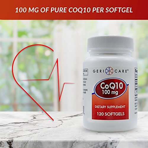 Suplemento Gericare Coq10, Cápsulas Softgel De Coenzima Coq - Imagem 2