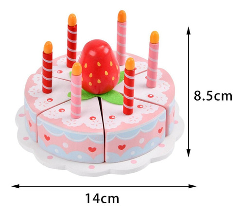 De Madeira Para Bolo De Aniversário S 3 4 5 - Imagem 10