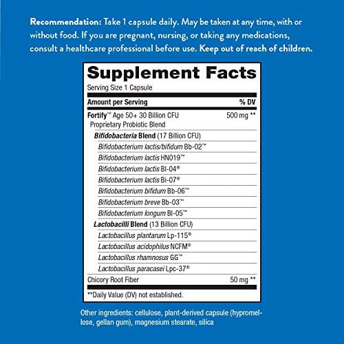 Nature's Way Fortify 50+ Probiotic, 30 Bilhões De Culturas - Imagem 4