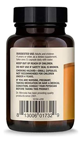 Dr. Mercola, Vitamina D3 Lipossômica 1.000 Ui Suplemento Di - Imagem 2