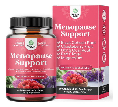 Suplemento De Ervas Completo Para Menopausa Para Mulheres -