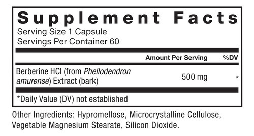 Suplemento De 500 Mg De Berberina Force Factor, Suplemento - Imagem 5