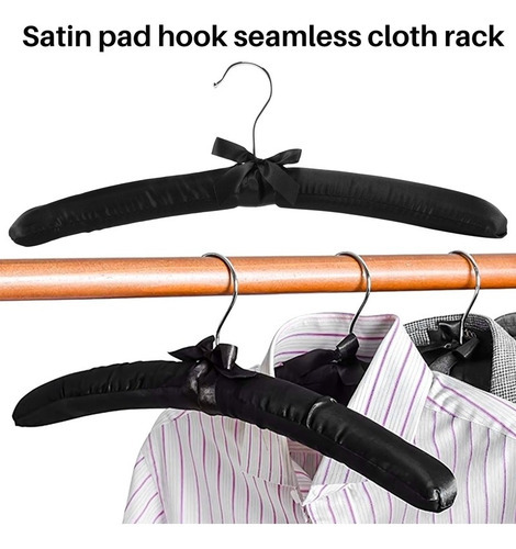 Cabides Acolchoados De Cetim De 15 Polegadas, Cabides, Roupa - Imagem 3
