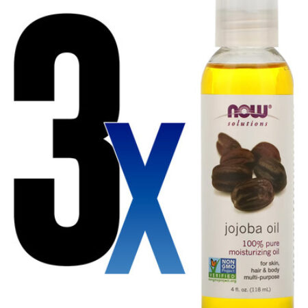 Óleo De Jojoba 118ml Now Foods Hidratante 100% Puro 3un - Imagem 2