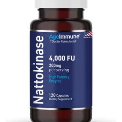 Suplemento Ageimmune Nattokinase 200 Mg 120 Cápsulas