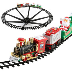 W Brinquedo Elétrico De Trem De Natal Decoração De Árvore