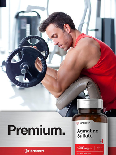 Cápsulas De Sulfato De Agmatina Horbäach 1500mg | 60 Comprim - Imagem 5