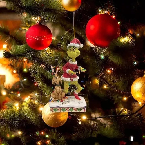 Novas 18 Peças De Figuras Decorativas De Grinch, Decoração - Imagem 3