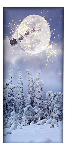 Decoração De Capa De Porta De Natal J, Pano Pendurado, Festi