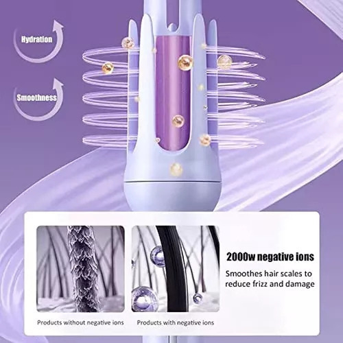 Modelador De Cabelo Rotativo Automático Anti-escaldadura - Imagem 3