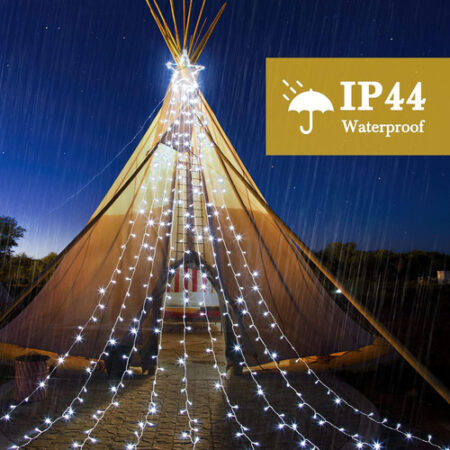 Decoração Solar De Natal Led Strip Light Enfeites De Árvore — foto 15