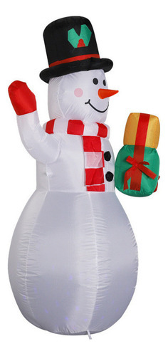 Lâmpada Led Inflável Com Desenho De Boneco De Neve, Modelo A - Imagem 3