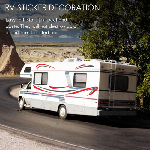 Adesivo Corporal Universal Rv Motorhome Diy Decalque Decora - Imagem 3