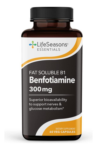 Life Seasons Benfotiamina - Vitamina B1 Solúvel Em Gordura -