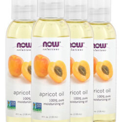 Óleo De Damasco Now Foods 100% Puro 118ml Importado 4un