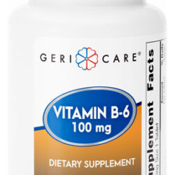 Gericare Vitamina B-6 100 Mg Comprimidos 100 Ct