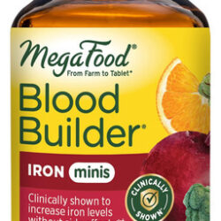 Megafood Blood Builder Minis - Suplemento De Ferro Mostrado