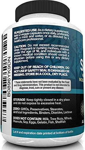 Nutrivein Organic Sea Moss 1600mg Plus Bladderwrack & Barda - Imagem 5