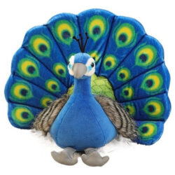 30cm Pavão Peluche Animal Pássaro Boneca