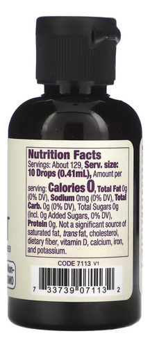 Monk Fruit Amaretto Now Foods Fruta Monge 53ml Importado - Imagem 2