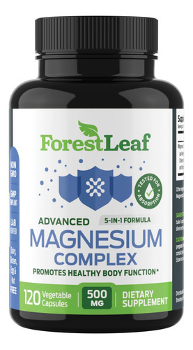 Complexo De Magnésio Forestleaf 500 Mg - Cápsulas De Magnési - Imagem 8