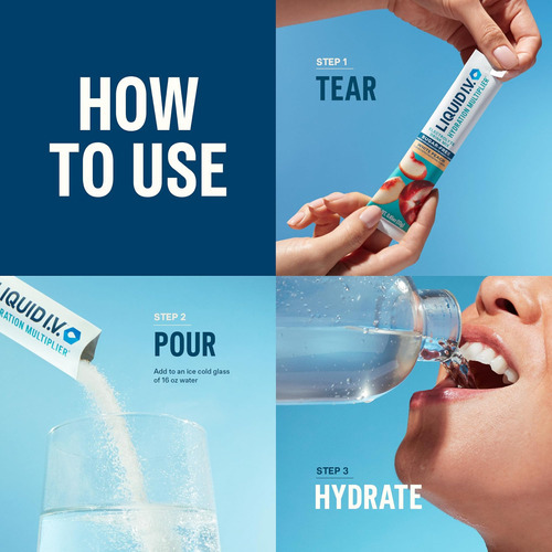 Liquid I.v.® Hydration Multiplier® Sem Açúcar - Framboesa Me - Imagem 5