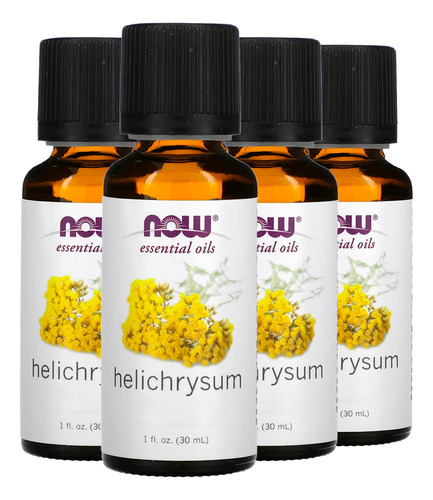 Mistura De Óleo De Helichrysum Now Foods 30ml Importado 4un