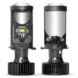 Projetor De Lente De Alta Potência Y6 Farol H4 Led 24000lm