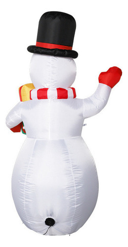 Lâmpada Led Inflável Com Desenho De Boneco De Neve, Modelo A - Imagem 5