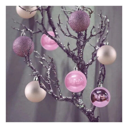 Novo 24 Esferas De Natal, Doces, Árvore De Decoração De - Imagem 6