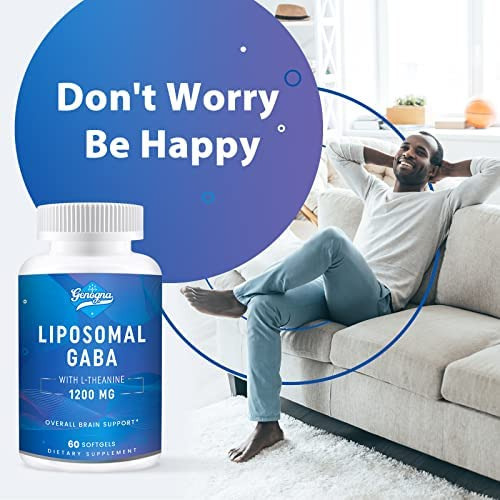 Genogna Gaba Com Suplemento De L-teanina 1200 Mg - Suplemen - Imagem 6