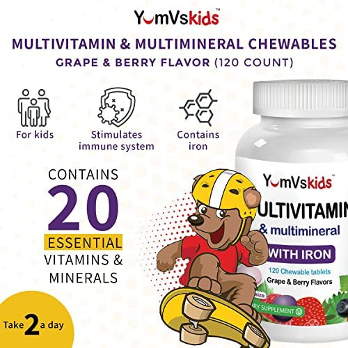 Multivitamínico E Multimineral Com Ferro Mastigável Para Cr - Imagem 6