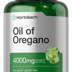 Óleo De Orégano Horbäach | 4000mg | 300 Cápsulas Softgel | C