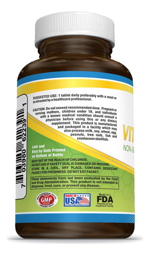 Herbalxpress Vitamina D (como Colecalciferol) 1.500 Ui (100 - Imagem 3