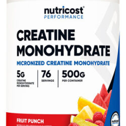 Suplemento Nutricost Creatina Monohidratada Em Pó 500g