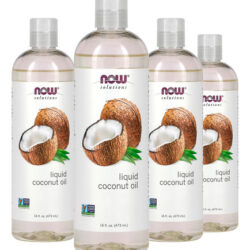 Óleo De Coco Líquido Now Foods Coconut 473ml Importado 4un