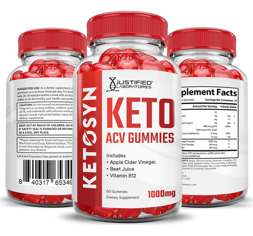Ketosyn Keto Acv Gummies Fórmula Avançada 1000mg Ketosyn Ket - Imagem 7