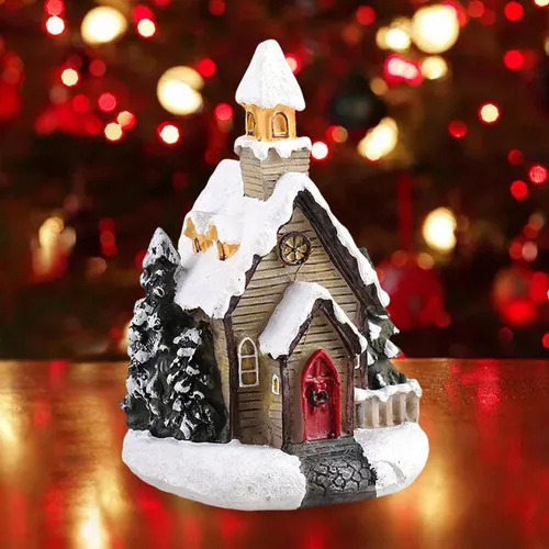 W 6 Decorações De Natal Sala De Neve Da Vila De Natal - Imagem 8