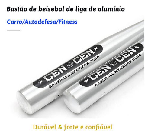 Bastão De Beisebol De Liga De Alumínio De 32 Polegadas - Imagem 5