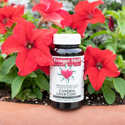 Kroeger Herb, Candida Liver Care - 100 Cápsulas Vegetarianas - Imagem 8