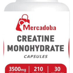 Cápsulas De Monohidratação Da Creatina Da Mercadoba, Monohid