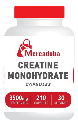 Cápsulas De Monohidratação Da Creatina Da Mercadoba, Monohid