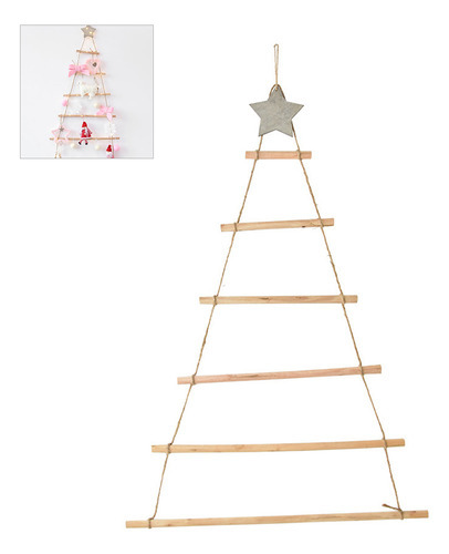 Decoração De Estrela E Corda Com Ornamentos Suspensos De Mad - Imagem 2
