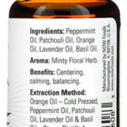 Mistura De Óleos Paz E Harmonia Now Foods 30ml Importado 3un